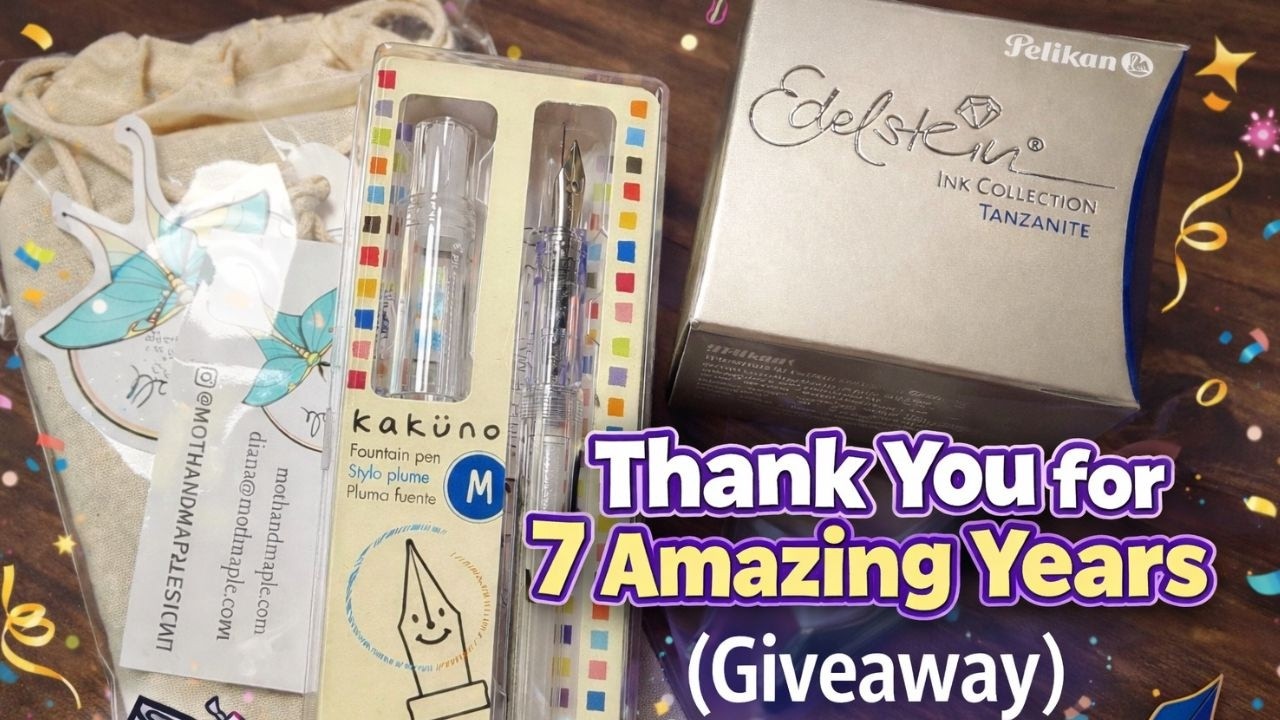 7 Years, 1 Lucky Winner 🎉 Fountain Pen Giveaway