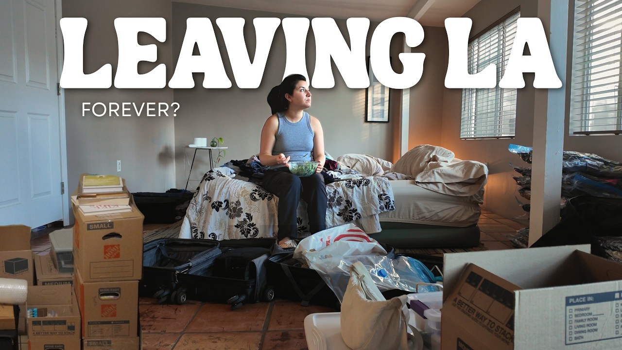 moving out of Los Angeles | we're moving out of the country! | LA VLOG