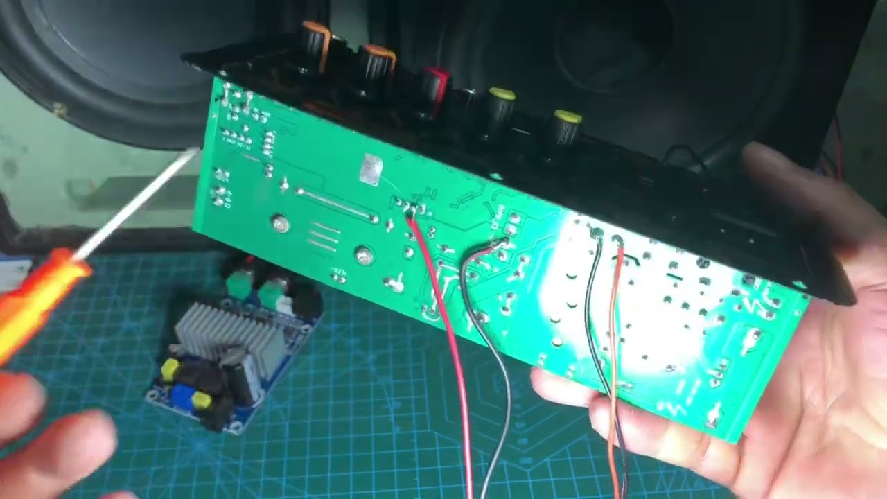 Mạch d100 và mạch sub 100w đánh bass căng đét