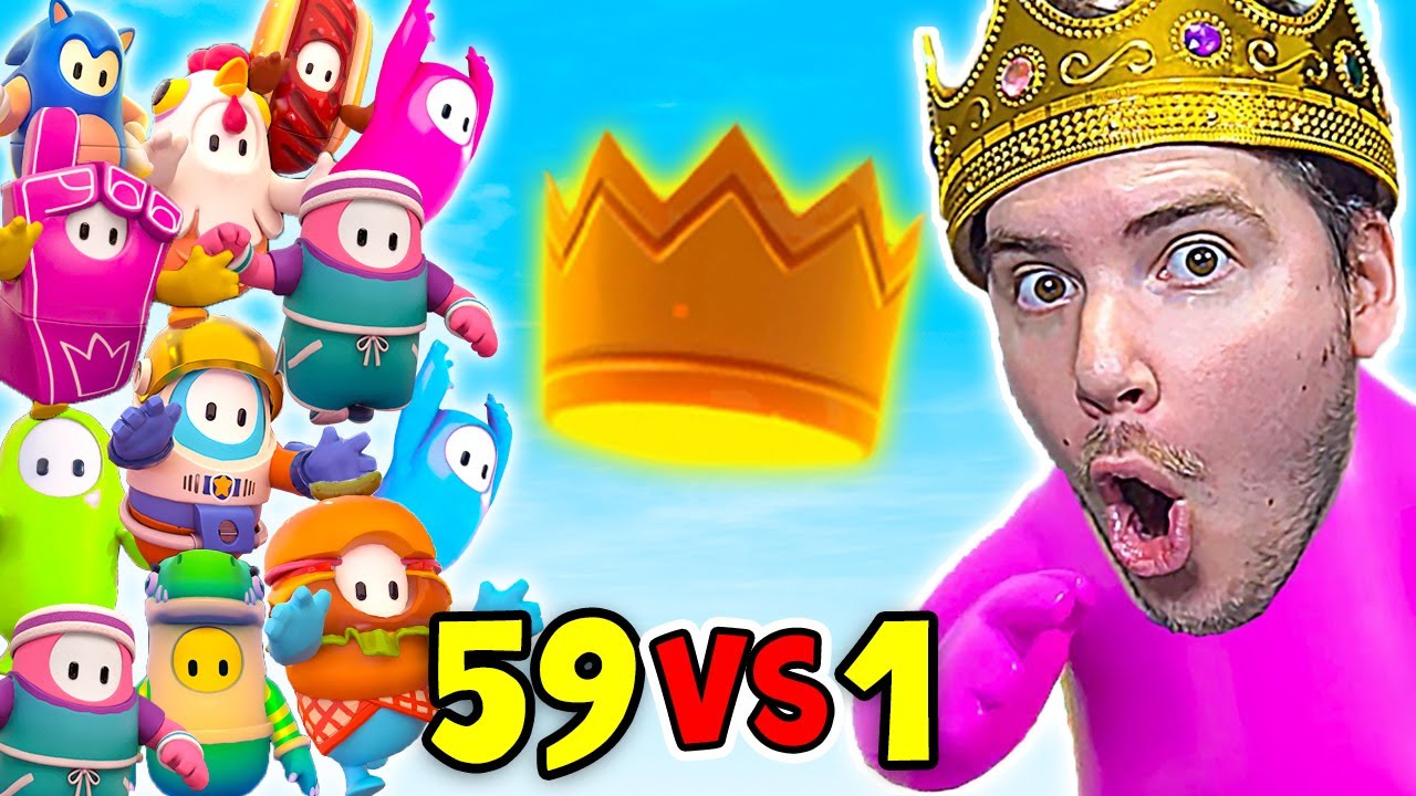 59 vs 1 su FALL GUYS!! - MIKE vs ISCRITTI chi vincerà??