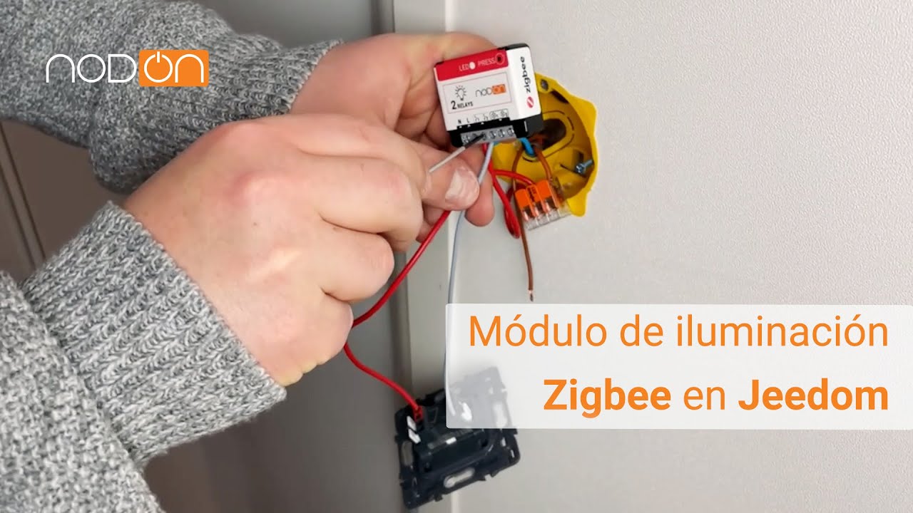 M&oacute;dulo de iluminaci&oacute;n Zigbee en Jeedom