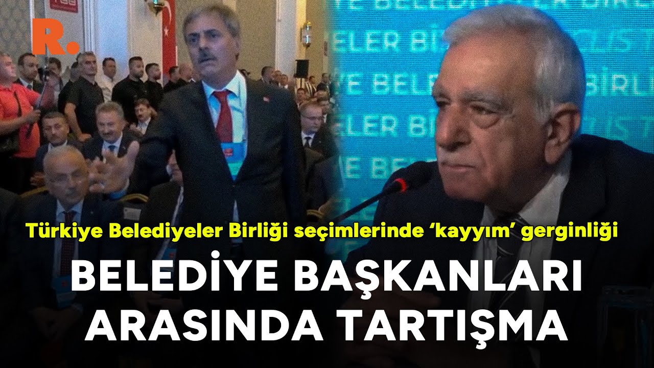 Türkiye Belediyeler Birliği seçimlerinde ‘kayyım’ gerginliği: Belediye Başkanları arasında tartışma