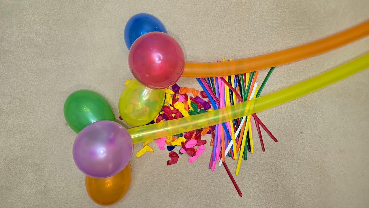 So Satisfying! ASMR Mini Balloon Tying & Pop Compilation 🎧