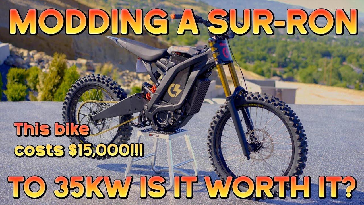 Modifying a Sur Ron to 35kw makes no sense at all. Destroyed by a Starc Varg for less money.