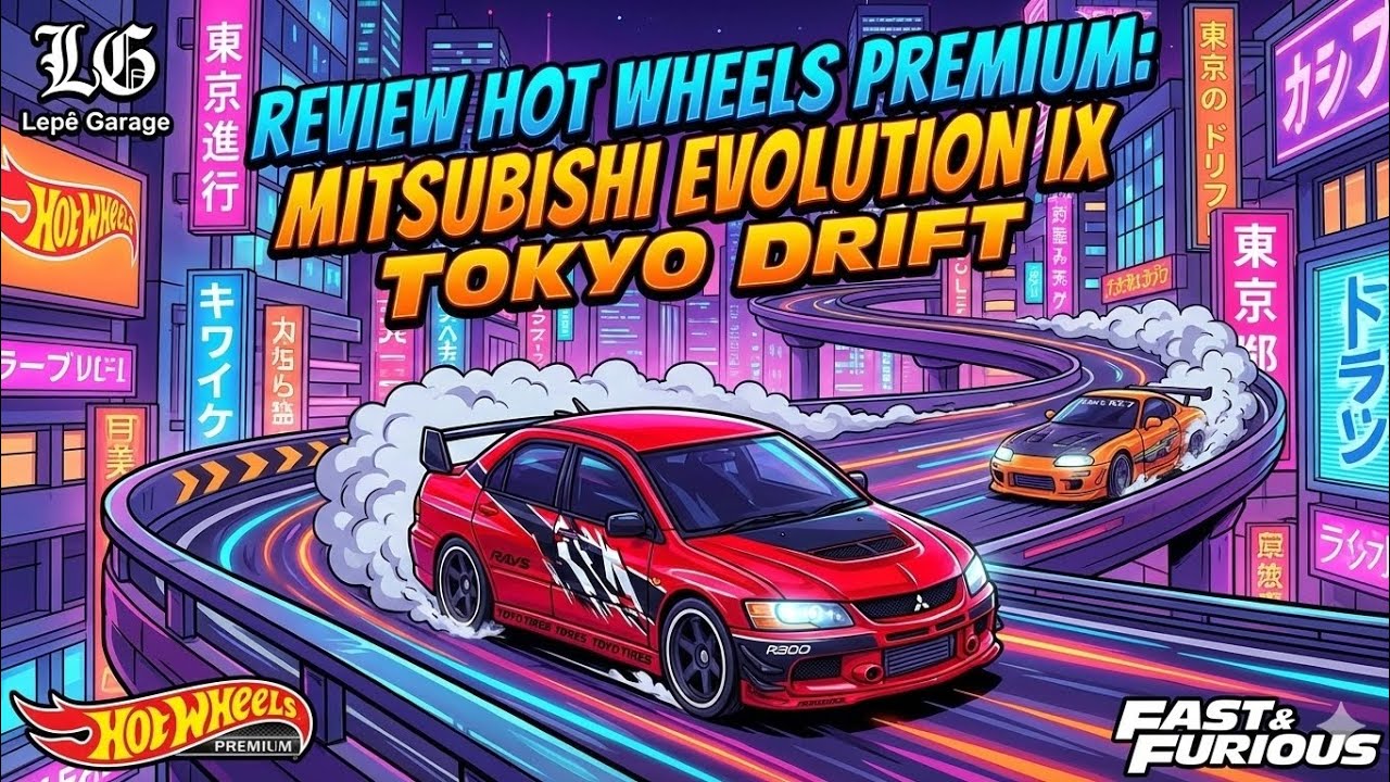 Hot Wheels Premium Velozes e Furiosos Mitsubishi Lancer Evolution IX - BR