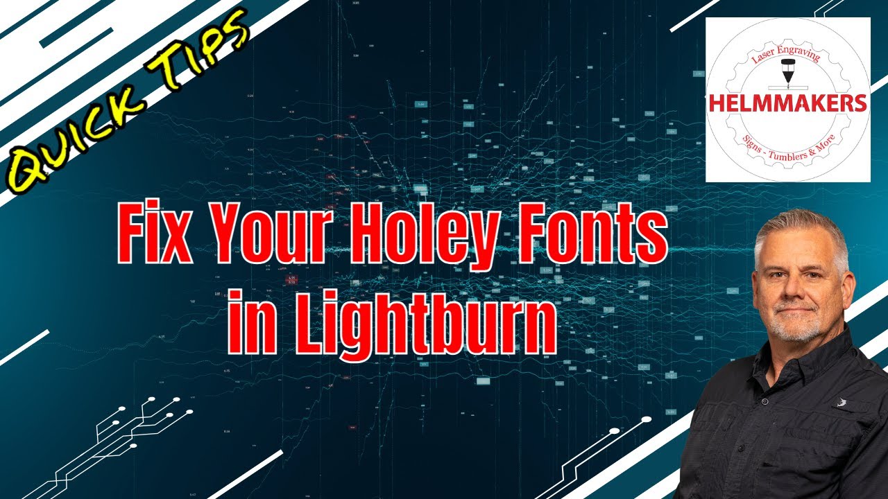 Easy Fix for Letters With Holes Falling Out! Lightburn Tutorial.