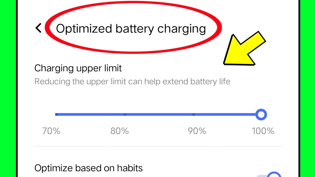 Optimized battery charging ka matlab kya hota hai | Charging upper limit