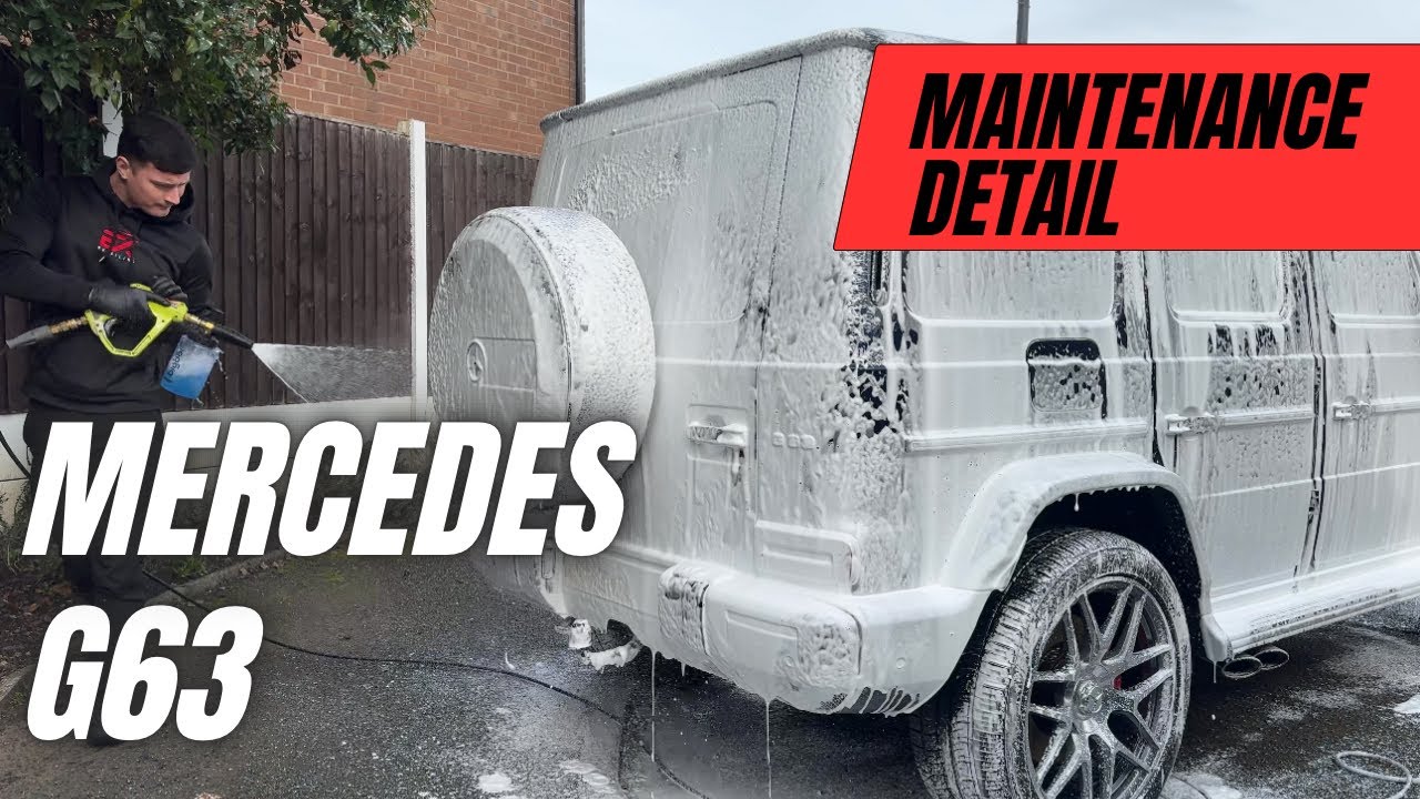 Mercedes G63 Exterior + Interior maintenance detail!