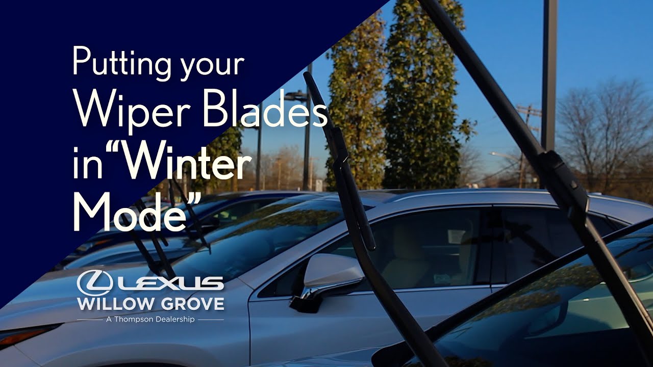Putting Your Lexus Wiper Blades in 