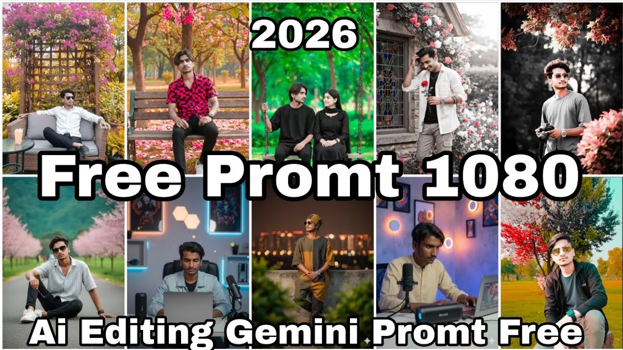 Free Promt Gemani Ai Genreded photo edit 4k vikram Thakor Editing#gemani#aivideo2026