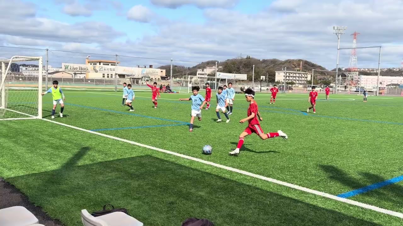 U11 福山シティ TRM BLUEDE FC VS ツネイシ（後半）