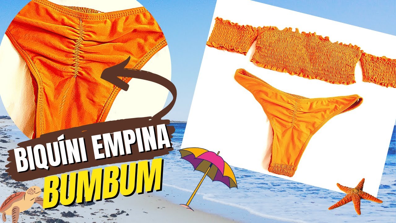 DIY - Transformando seu biquíni comum em um biquíni EMPINA BUMBUM | muito fácil e fica LINDO