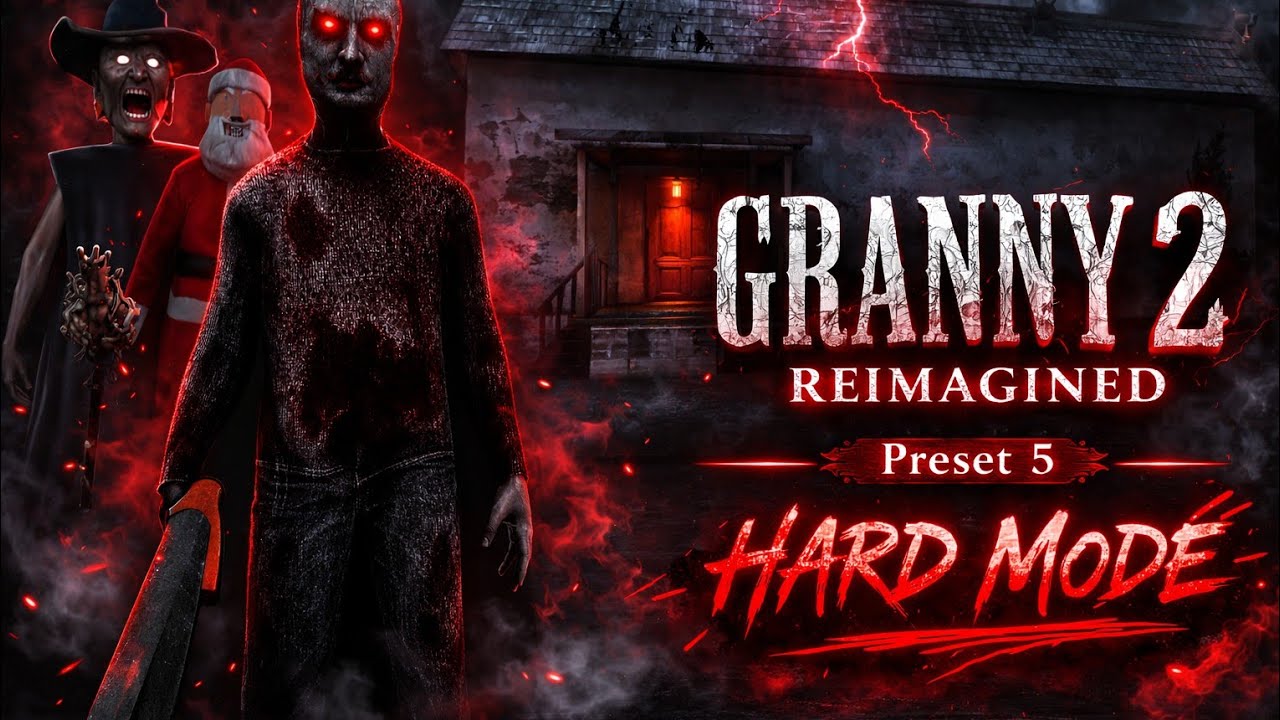 GRANNY 2 REIMAGINED - HARD MODE 🤯 | PRESET 5 ALL ITEMS LOCATION - DOOR ESCAPE 🥶.