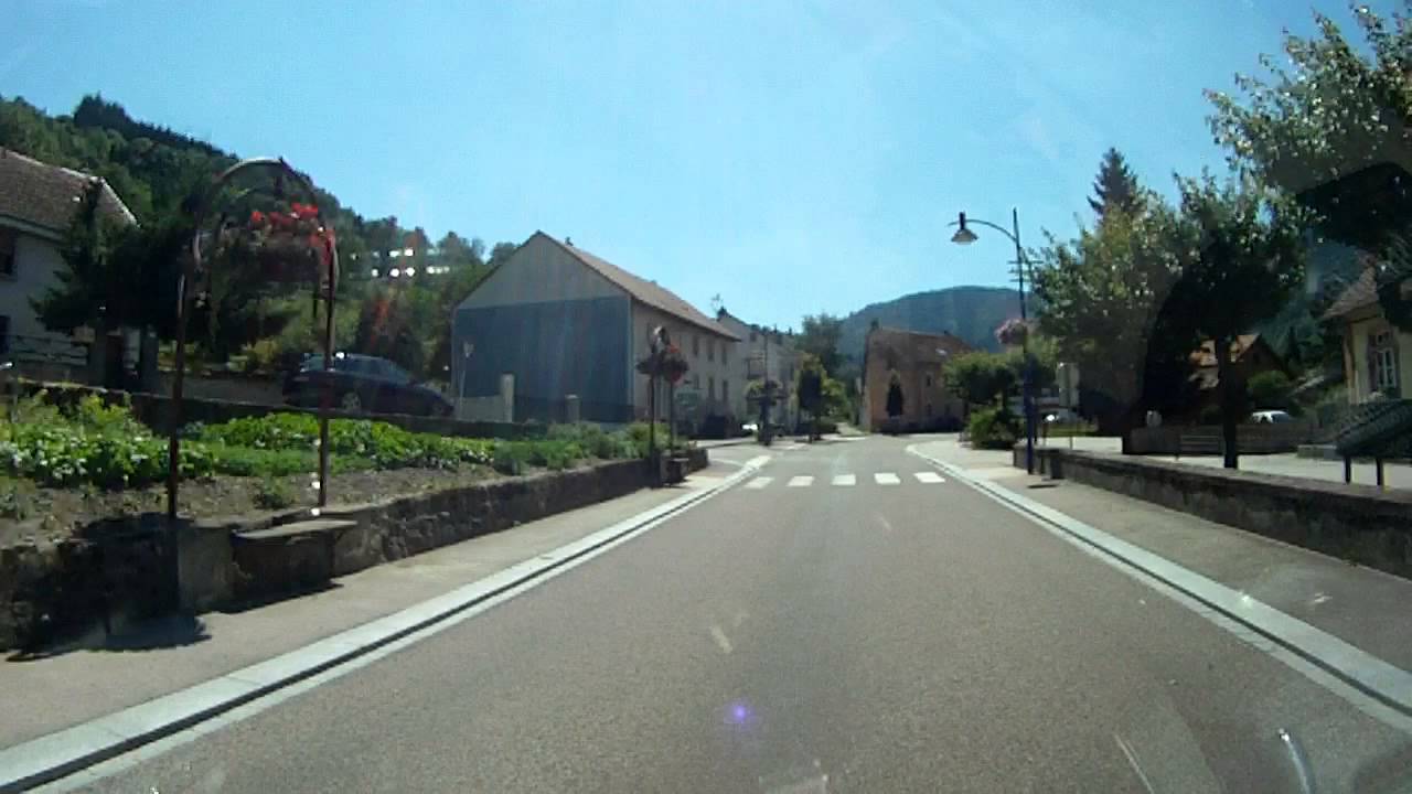 Goldwing Unsersbande ballade Vosges - on quitte Fraize