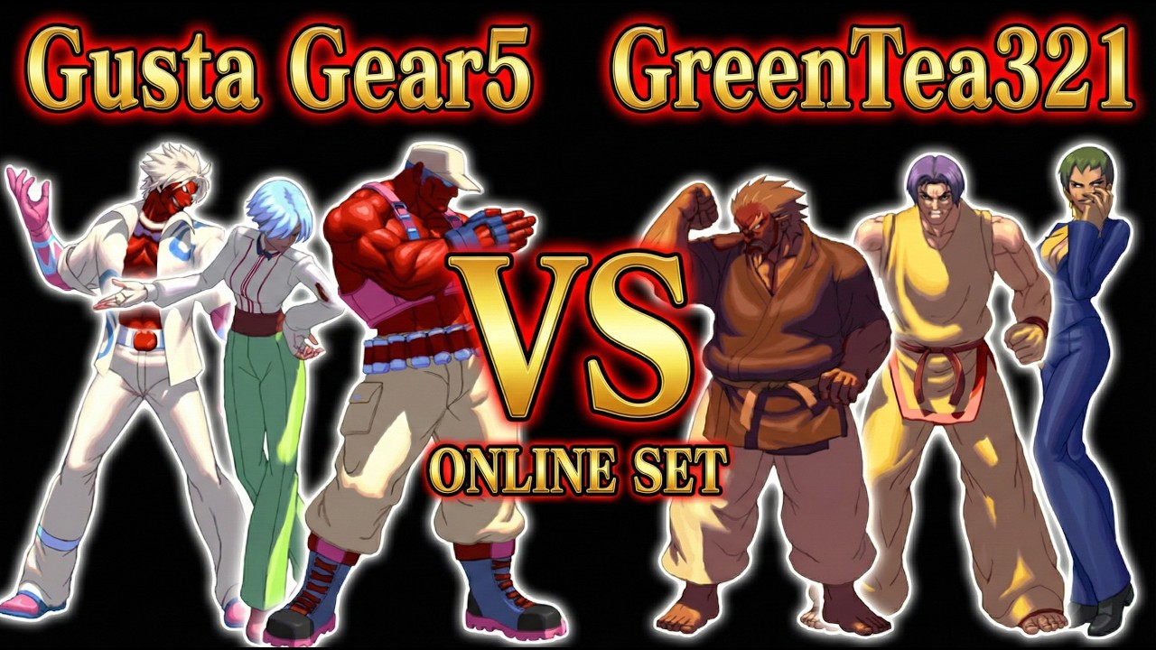 KOF XIII: Gusta Gear5 vs GreenTea321 | Online Set