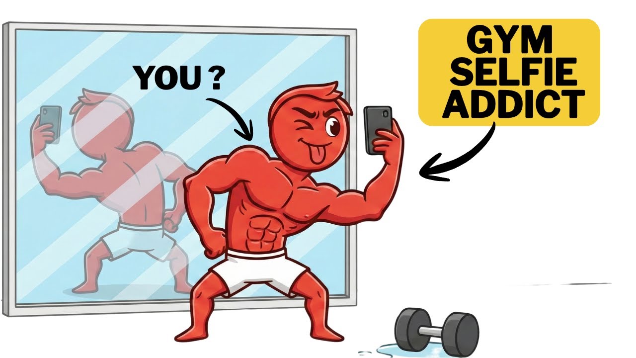 Psychology of people who only go to work out to take photos.