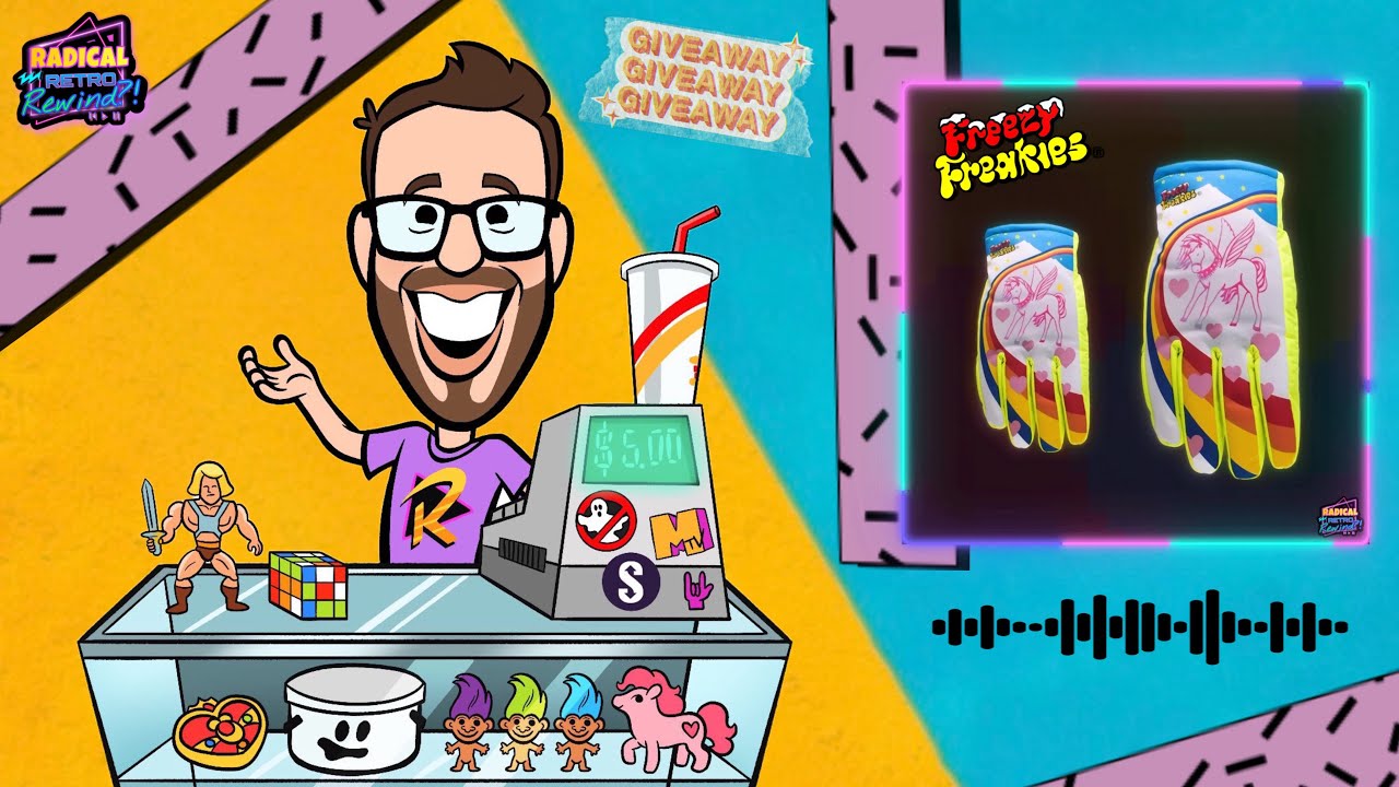 Radical Retro Rewind?! Podcast Freezy Freakies Giveaway! 🥶 ⚡️🧤