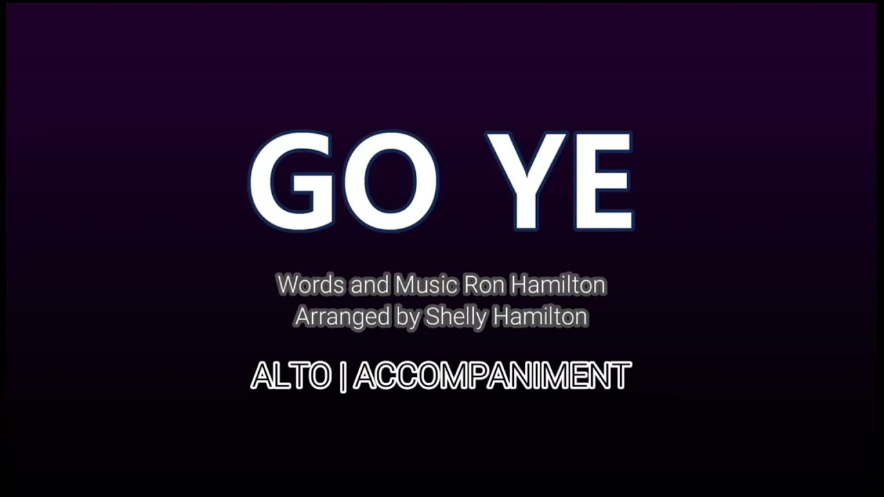 Go Ye | Alto | Vocal Guide by Sis. Riza Ovidos
