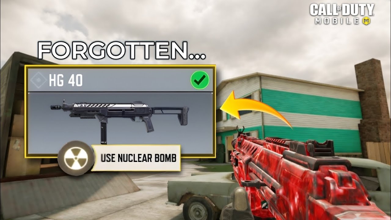 NUKED REAL PLAYERS WITH THE MOST UNUSED SMG IN CODM...(HG 40)