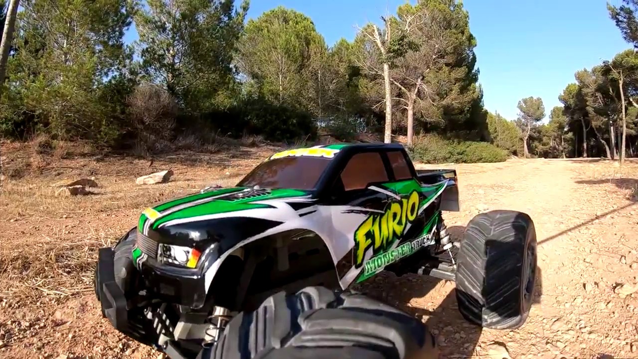 2018 RC Car Budget Monster Truck 1/10 Funtek FURIO 2S LiPo