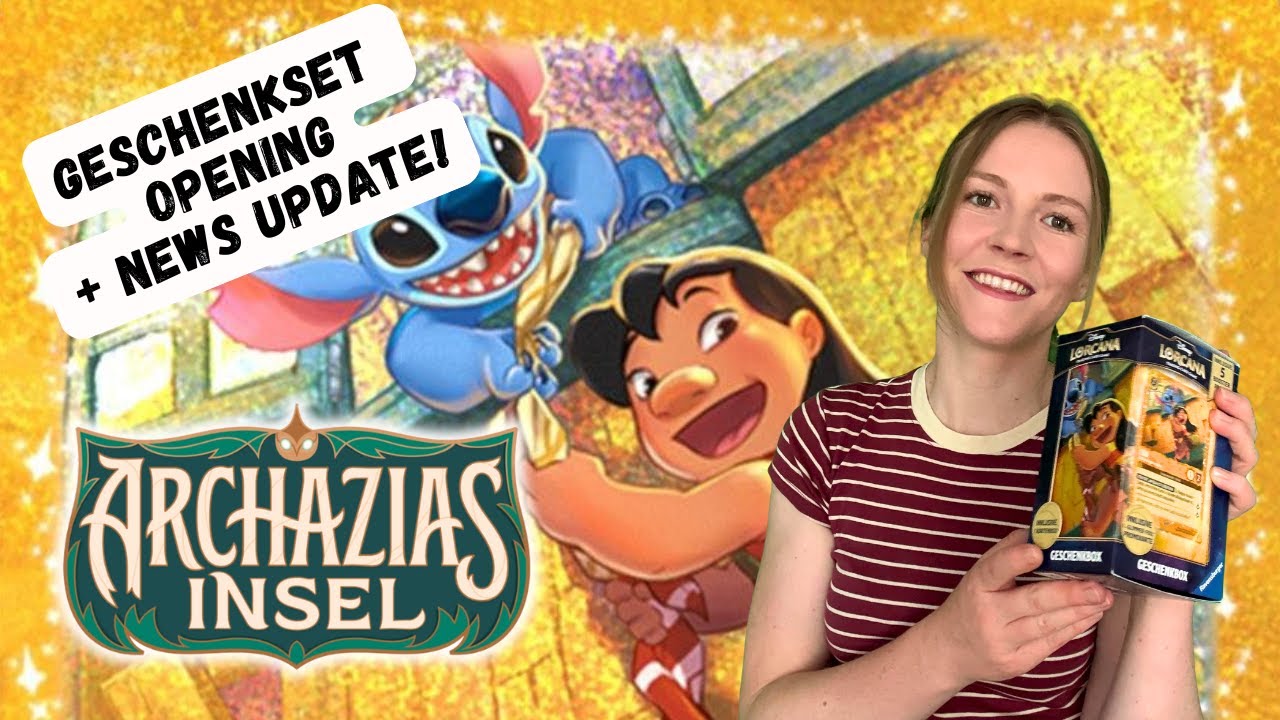 Disney LORCANA NEWS UPDATE 🦄 + Archazias Insel LILO Geschenkbox Opening 💛🍃