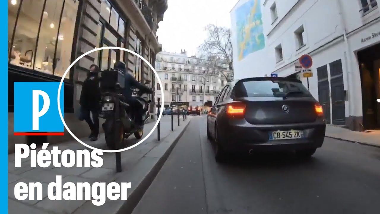 Paris : dur d'être un piéton, entre scooters, travaux, et priorités non respectées