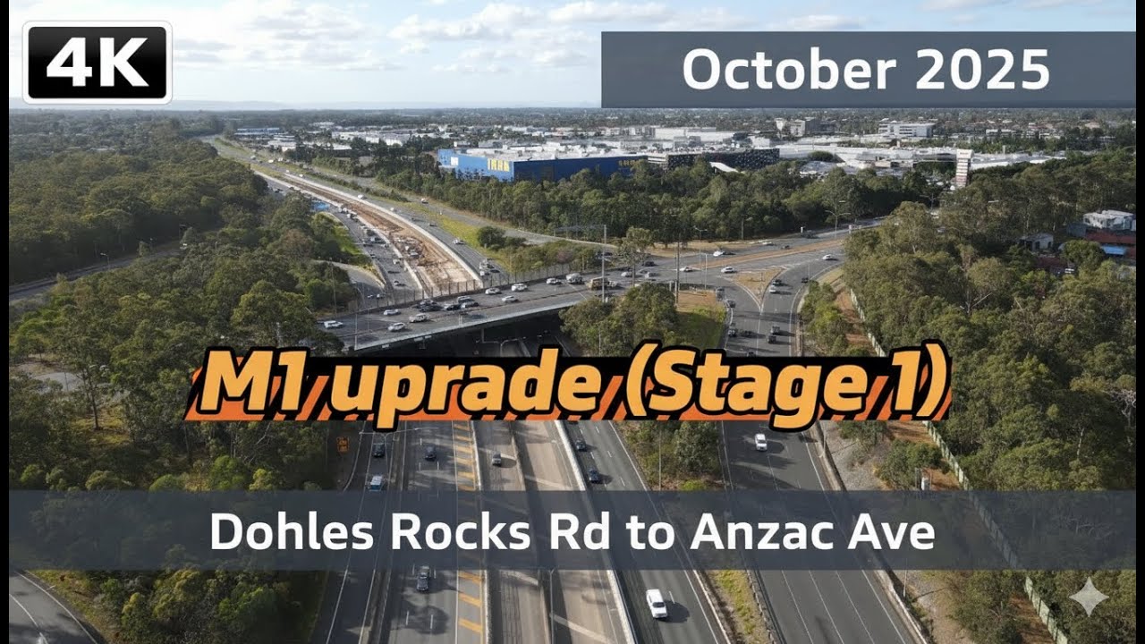 M1 upgrade (stage 1) Dohles Rocks Rd, Murrumba Downs to Anzac Av, North Lakes.