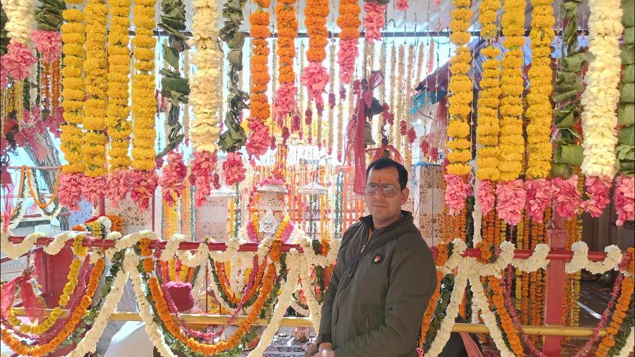 नंदाधाम नौटी नंदा देवी मंदिर फूलों से सज कर हुआ मनौती कार्यक्रम के लिए तैयार #viral #new #devbhoomi 