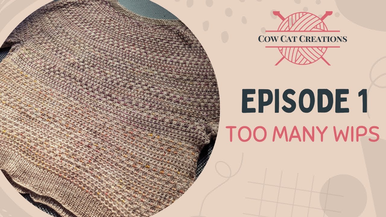 Finished my Shifty sweater and WIPs (Yarn Porn)