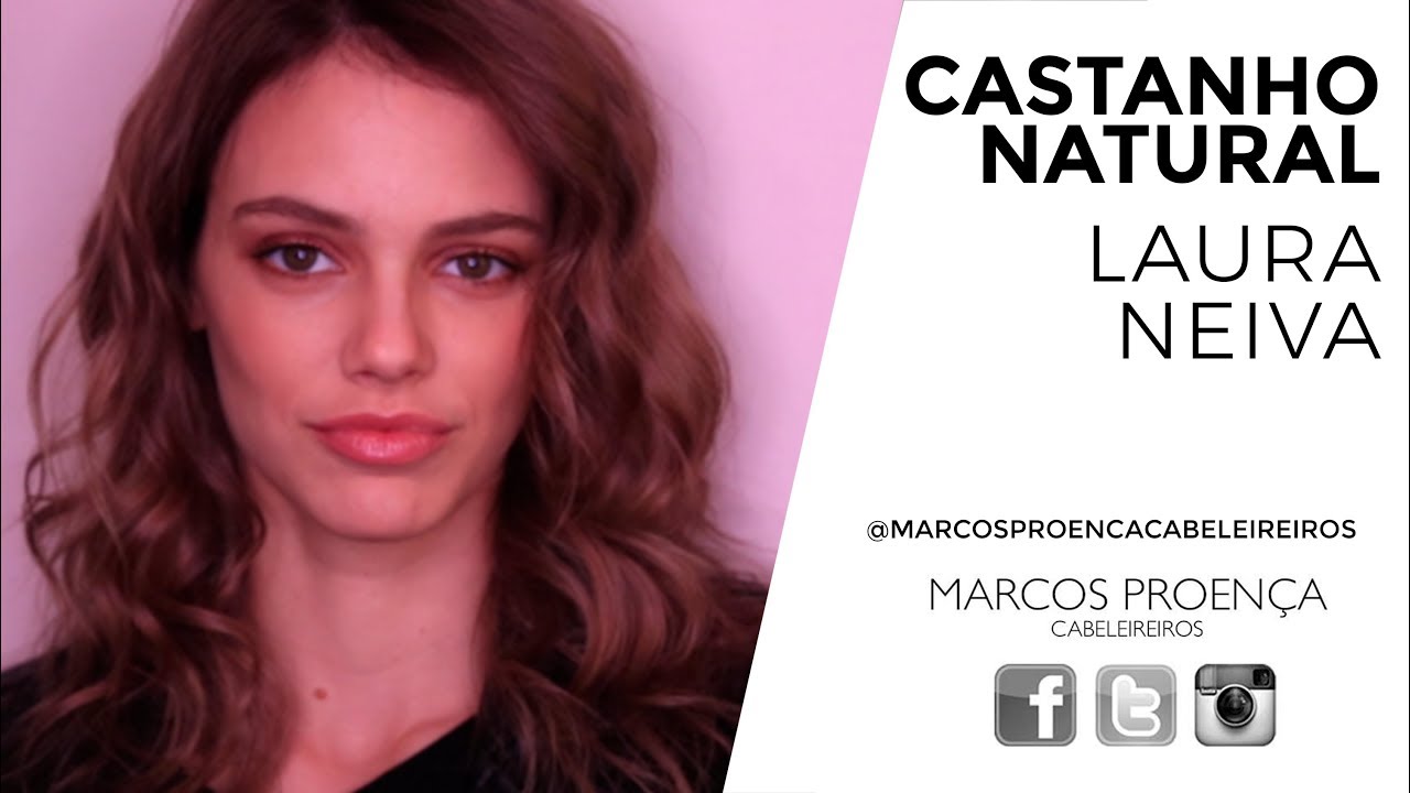 LAURA NEIVA DE VOLTA A COR NATURAL DOS SEUS CABELOS