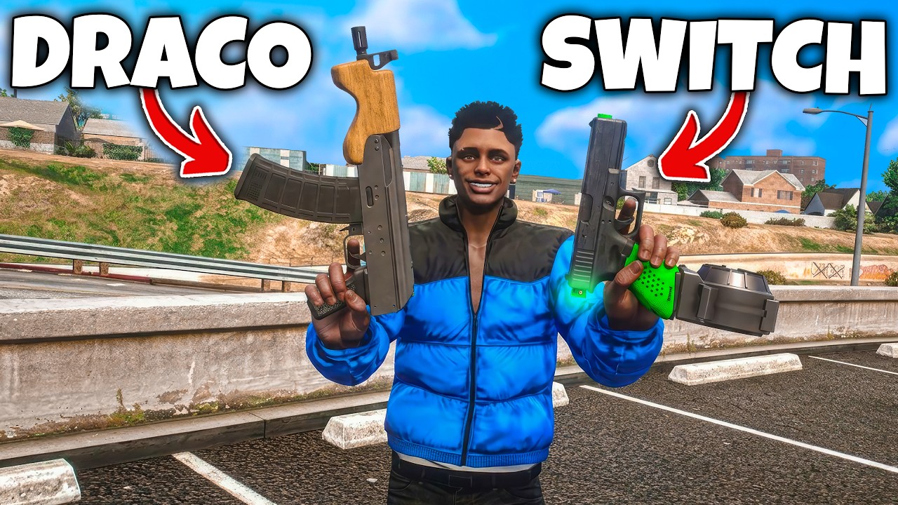 I CRASHED OUT with a DRACO and GLOCK SWITCH in GTA 5 RP..