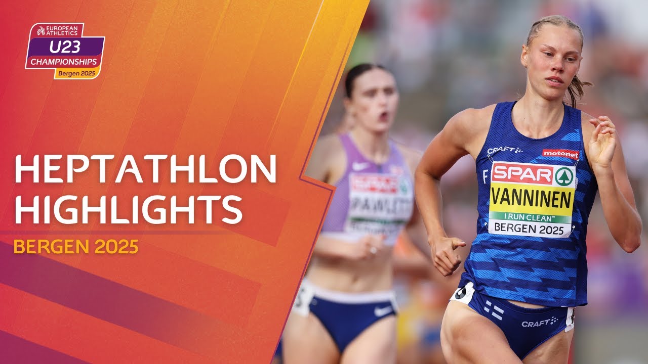 Heptathlon Highlights | Bergen 2025 European Athletics U23 Championships