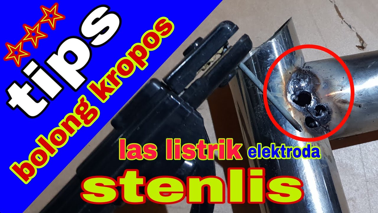 welding tips stainless steel thin pipe so that it is not perforated and porous