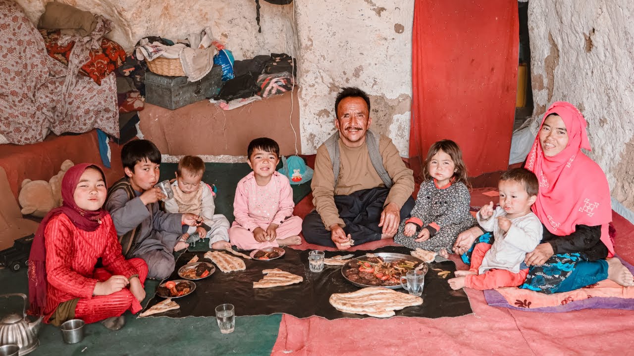 Afghan Twins Family Thrives in Cave Despite Hardships (Movie)