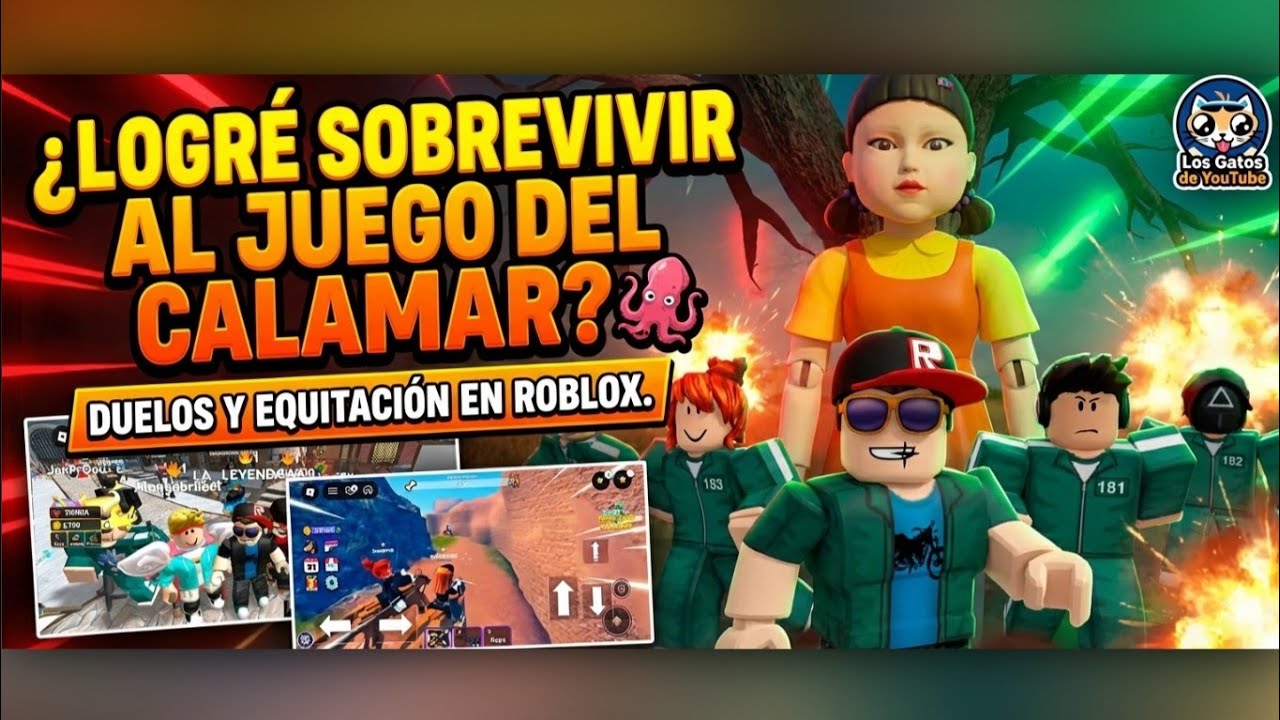 ¿Logré sobrevivir al JUEGO DEL CALAMAR? 🦑 Duelos y Equitación en Roblox