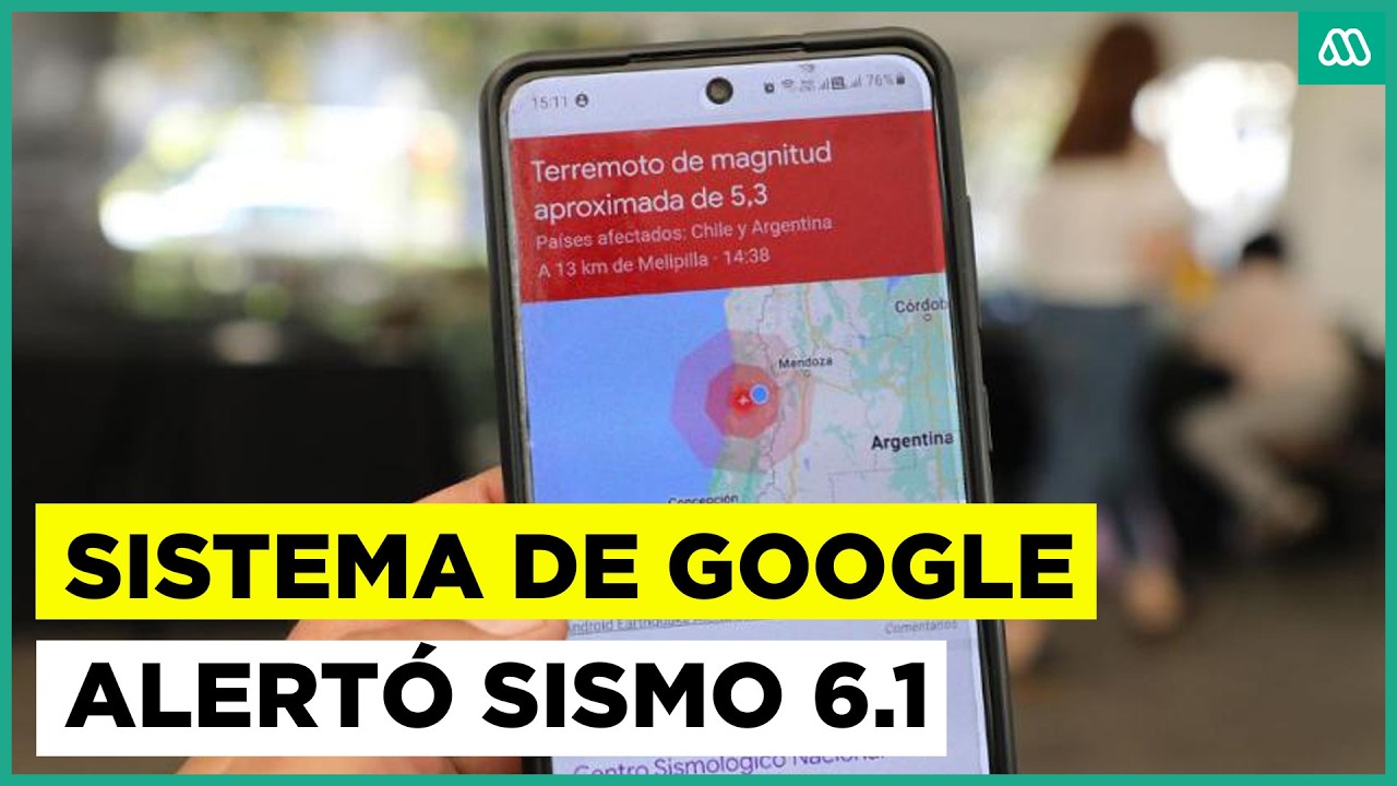 Sistema de Google alertó por sismo 6.1 en Coquimbo