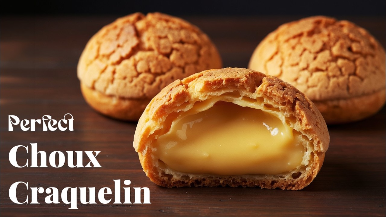 Perfect Choux Craquelin Recipe – Crispy Outside, Creamy Inside!