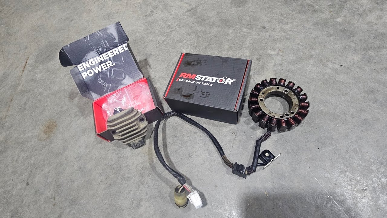 Replacing the stator and regulator on a 2006 Yamaha Kodiak 450