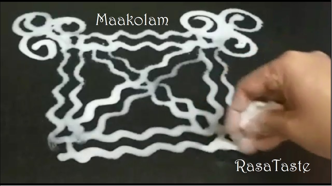 How To Draw Rangoli From Wet Rice Flour Paste | Method & Storage | Maakolam