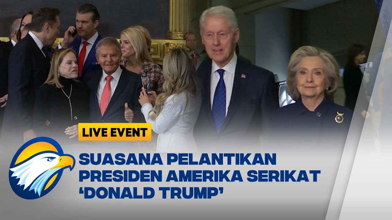 LIVE EVENT - Suasana Proses Pelantikan Presiden Amerika Serikat