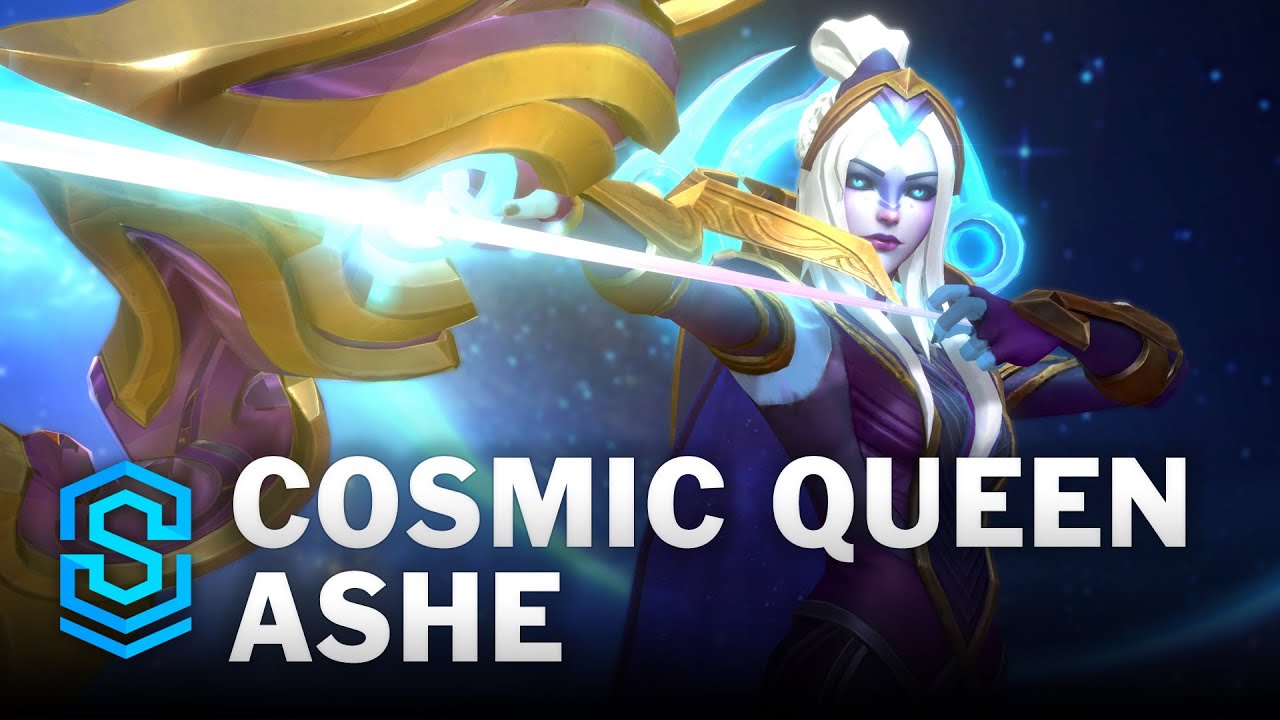 Cosmic Queen Ashe Wild Rift Skin Spotlight