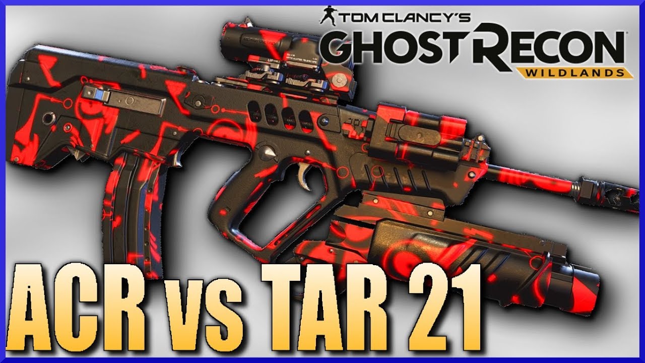 GHOST RECON WILDLANDS ACR vs TAR-21 Bullet Drop Comparison