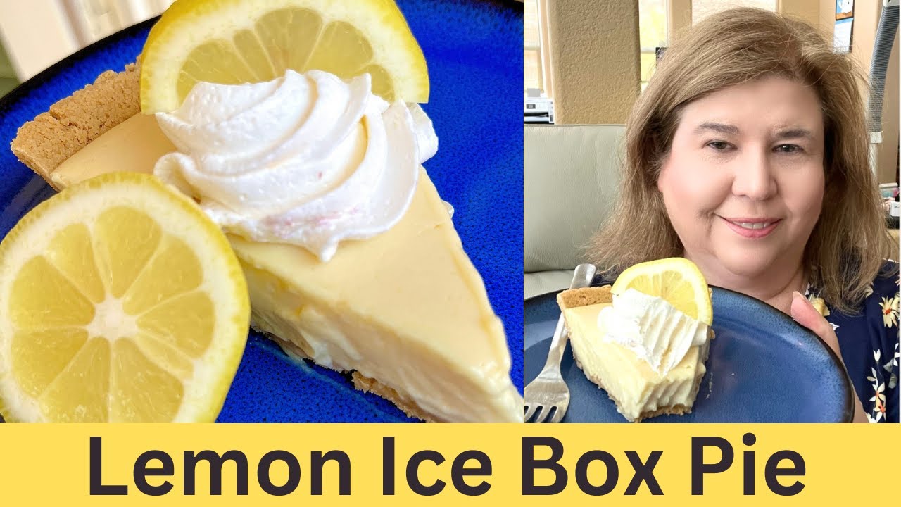 5 Minutes!  Easy Old Fashioned Lemon Icebox Pie!! | The PERFECT Summer dessert!!