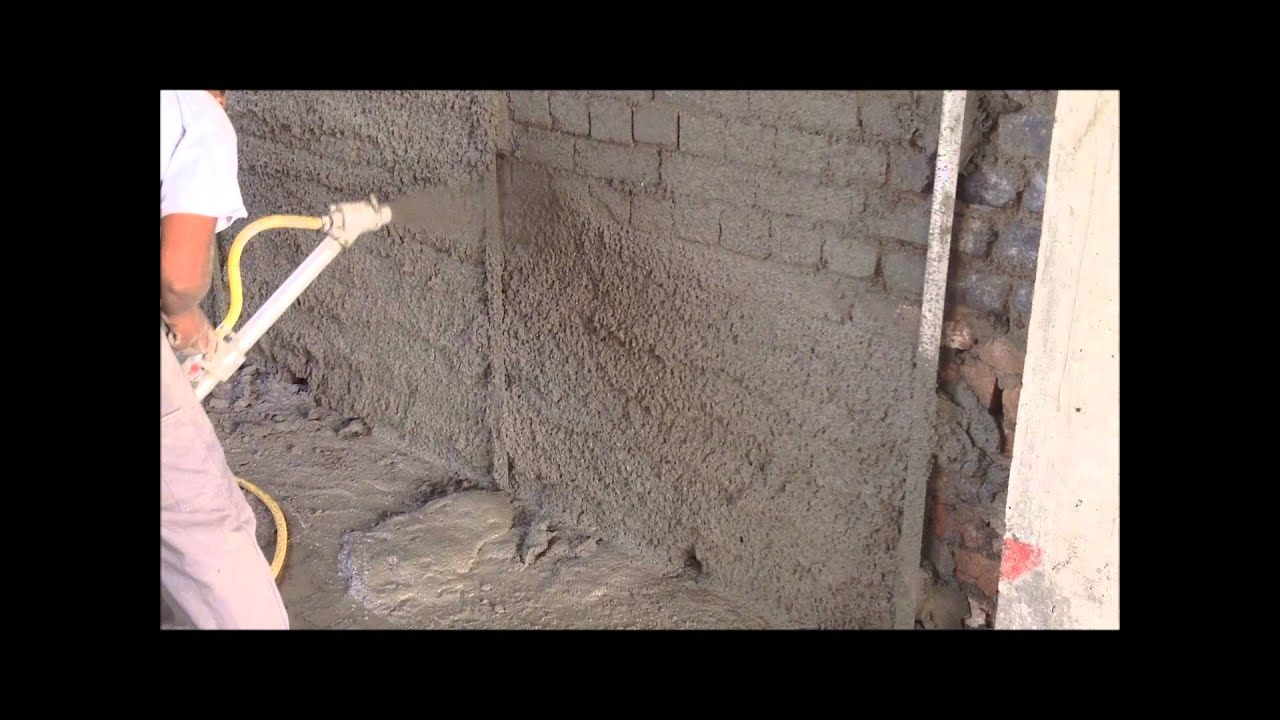 Amazing plastering by PS 3000. Spraying, leveling and finishing by KAPPA