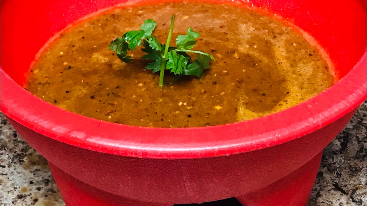 COMO HACER UNA SALSA TATEMADA AL COMAL. / SALSA ROJA  / SALSA PARA TACOS 🌮 / CHILE PICANTE 🌶
