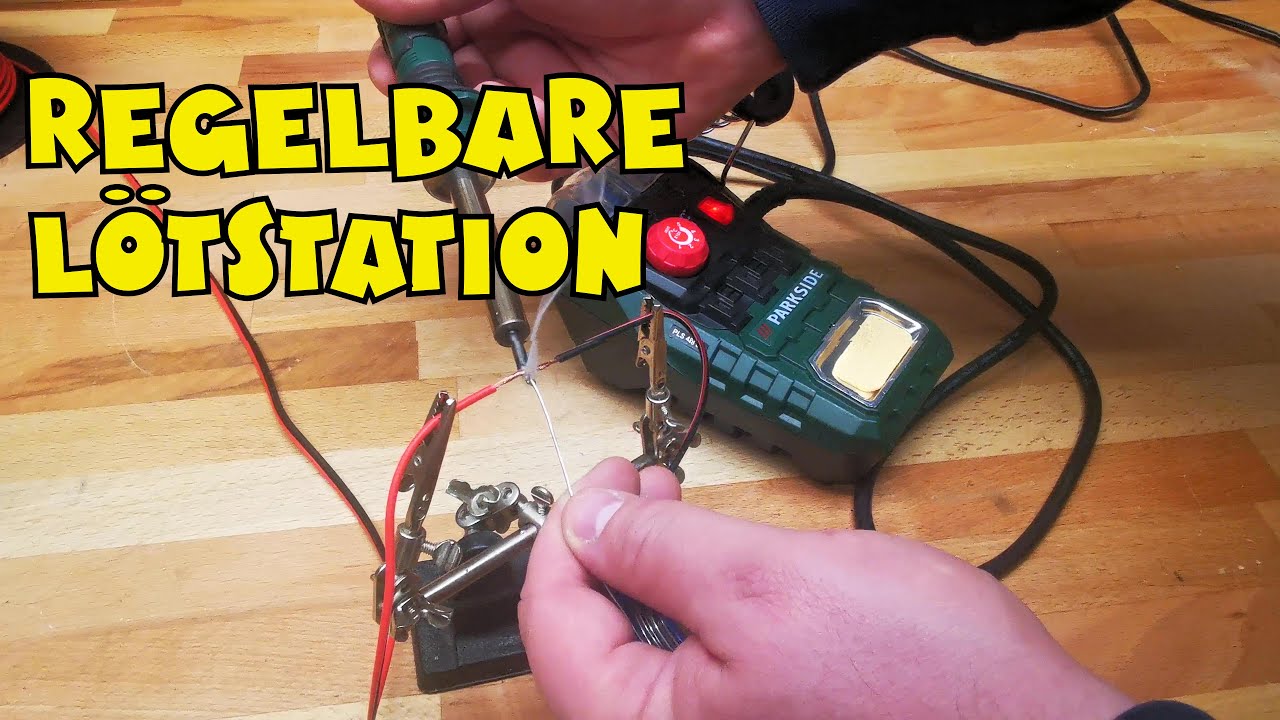 Lidl - PARKSIDE® regelbare Lötstation PLS 48 D2 - Vorstellung und Einsatz