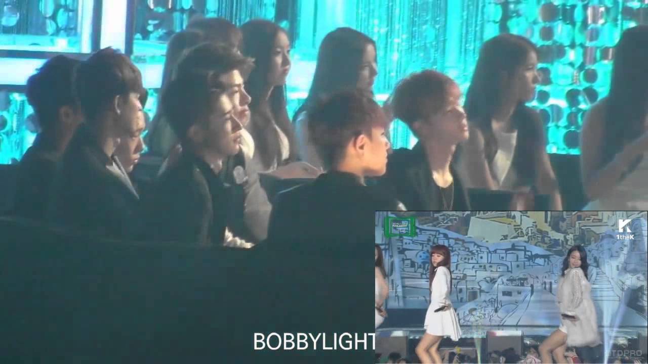 iKON during Apink Remember @ MMA 2015