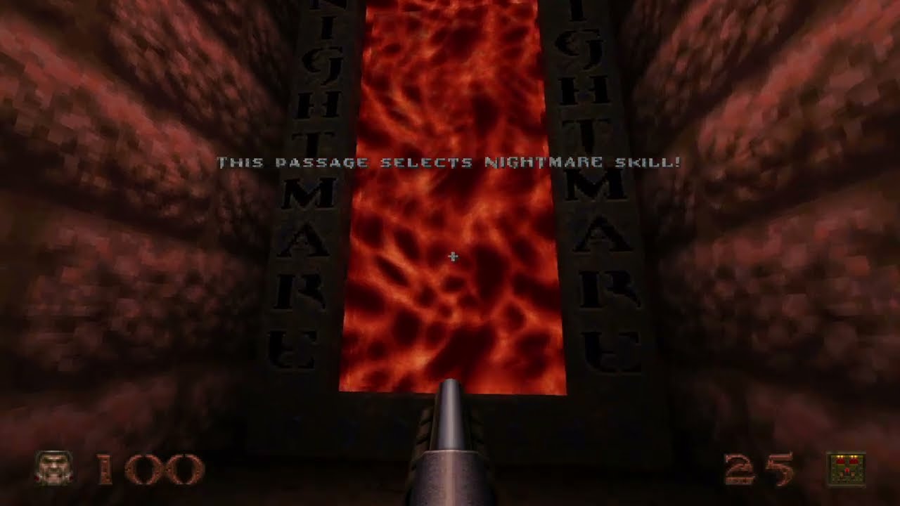 Quake - How to choose Nightmare skill