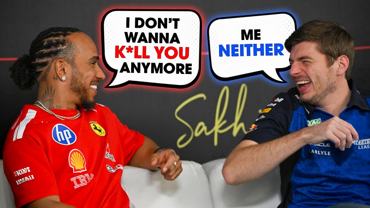 Max Verstappen and Lewis Hamilton Being the Most Iconic Frenemies for 9 Minutes