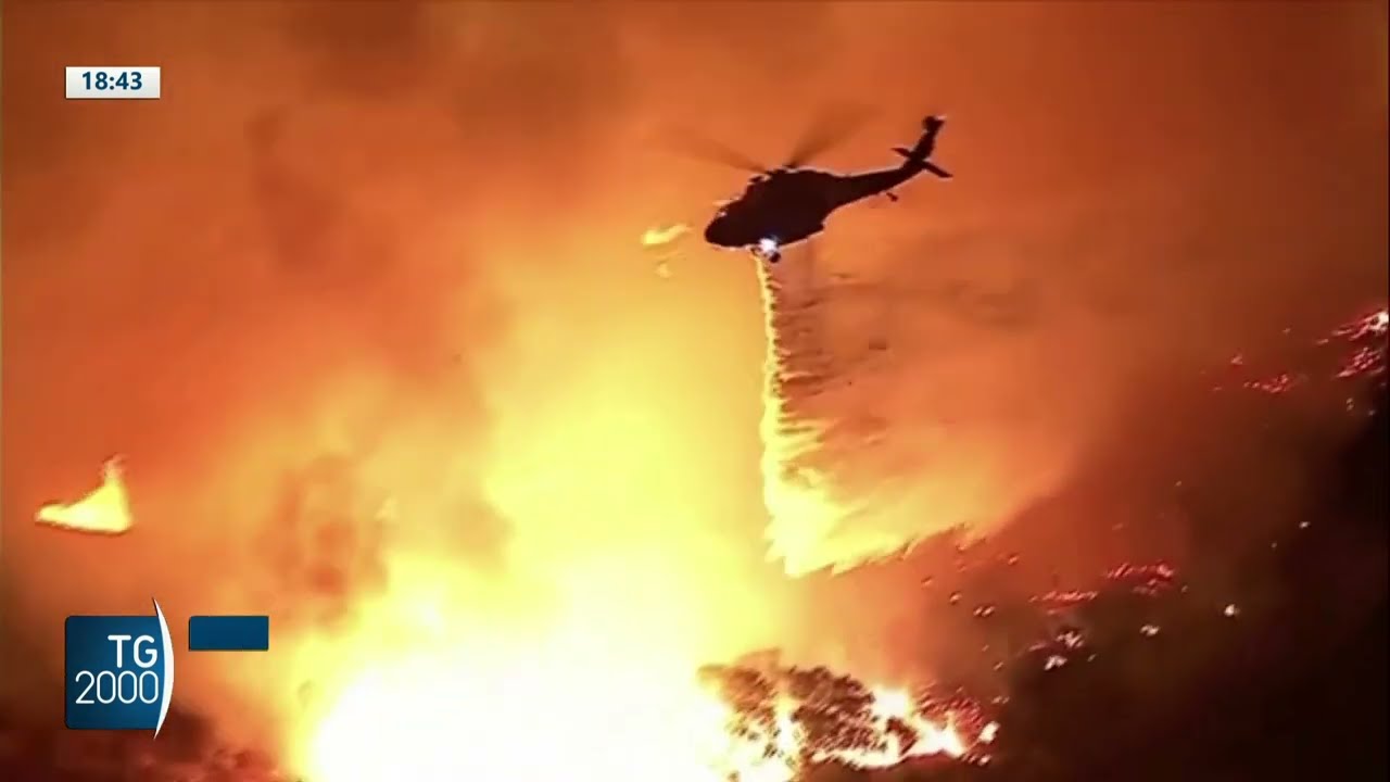 Incendi Los Angeles, ancora fiamme fuori controllo